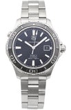  Shop Authentic Tag Heuer Aquaracer Caliber 5 Automatic Black Dial Silver Steel Strap Watch for Men - WAK2110.BA0830 - Luxxuri