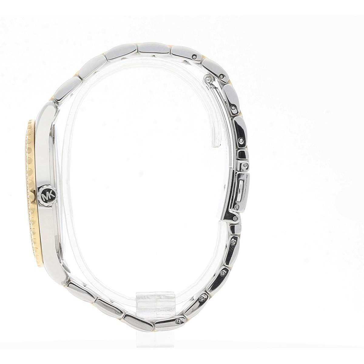  Shop Authentic Michael Kors Layton Quartz Silver Dial Two Tone Steel Strap Watch For Women - MK6899 - Luxxuri