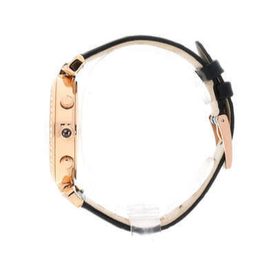  Shop Authentic Swarovski Era Journey Chronograph Black Dial Black Leather Strap Watch for Women - 5295320 - Luxxuri