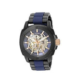  Shop Authentic Fossil Modern Machine Automatic Skeleton Blue Dial Two Tone Steel Strap Watch for Men - ME3133 - Luxxuri