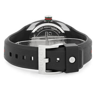  Shop Authentic Gucci Sync Quartz Black Dial Black Rubber Strap Watch For Men - YA137301 - Luxxuri