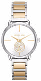  Shop Authentic Michael Kors Silver Dial Two Tone Steel Strap Watch for Women - MK3679 - Luxxuri