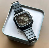  Shop Authentic Fossil Retro Analog-Digital Black Dial Black Steel Strap Watch for Men - FS5891 - Luxxuri