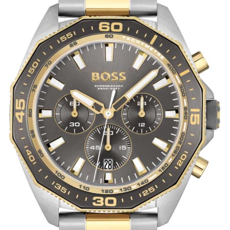  Shop Authentic Hugo Boss Energy Chronograph Grey Dial Two Tone Steel Strap Watch For Men - 1513974 - Luxxuri