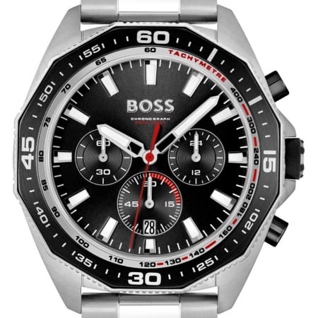  Shop Authentic Hugo Boss Energy Chronograph Black Dial Silver Steel Strap Watch For Men - 1513971 - Luxxuri