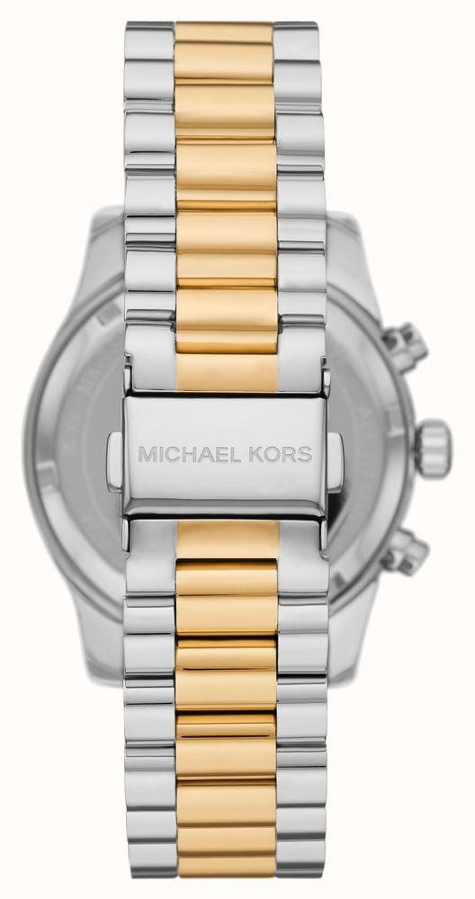  Shop Authentic Michael Kors Lexington Chronograph Green Dial Two Tone Steel Strap Watch For Women - MK7303 - Luxxuri