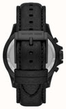 Shop Authentic Michael Kors Everest Chronograph Black Dial Black Leather Strap Watch For Men - MK9053 - Luxxuri