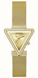  Shop Authentic Guess Fame Diamonds Gold Dial Gold Mesh Bracelet Watch for Women - GW0508L2 - Luxxuri