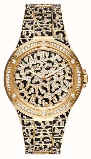  Shop Authentic Michael Kors Lennox Three Hand Crystals Gold Dial Two Tone Steel Strap Watch For Women - MK7284 - Luxxuri