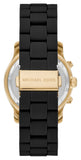  Shop Authentic Michael Kors Runway Chronograph Black Dial Black Silicone Strap Watch For Women - MK7385 - Luxxuri