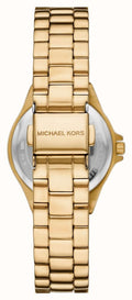  Shop Authentic Michael Kors Lennox Quartz Green Dial Gold Steel Strap Watch For Women - MK7395 - Luxxuri