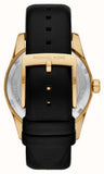  Shop Authentic Michael Kors Lexington Black Dial Black Leather Strap Watch For Women - MK4748 - Luxxuri