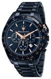  Shop Authentic Maserati SFIDA Chronograph Black Dial Black Steel Strap Watch For Men - R8873640011 - Luxxuri