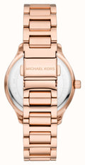  Shop Authentic Michael Kors Parker Three-Hand Mother of Pearl White Dial Rose Gold Steel Strap Watch For Women - MK4695 - Luxxuri