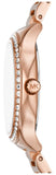 Shop Authentic Michael Kors Sage Three-Hand Mother of Pearl White Dial Rose Gold Steel Strap Watch for Women - MK4806 - Luxxuri