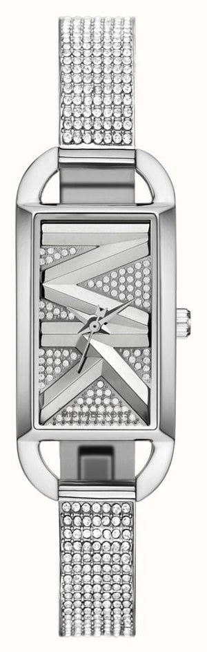  Shop Authentic Michael Kors Empire Three-Hand Silver Dial Silver Steel Strap Watch for Women - MK4841 - Luxxuri