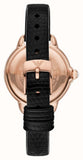  Shop Authentic Emporio Armani Mia Three Hand Crystals Silver Dial Black Leather Strap Watch For Women - AR11631 - Luxxuri