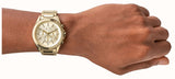  Shop Authentic Armani Exchange Drexler Chronograph Gold Dial Gold Steel Strap Watch For Men - AX2602 - Luxxuri