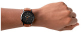  Shop Authentic Fossil The Minimalist Black Dial Brown Leather Strap Watch for Men - FS5305 - Luxxuri