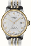 Shop Authentic Tissot T Classic Le Locle Powermatic 80 Silver Dial Two Tone Steel Strap Watch For Men - T0064072203301 - Luxxuri