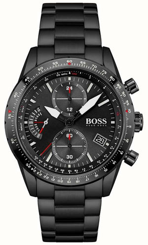  Shop Authentic Hugo Boss Aero Black Dial Black Steel Strap Watch for Men - 1513771 - Luxxuri