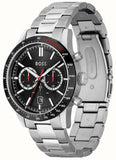  Shop Authentic Hugo Boss Rafale Chronograph Black Dial Silver Steel Strap Watch for Men - 1513509 - Luxxuri