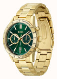  Shop Authentic Hugo Boss Allure Chronograph Green Dial Gold Steel Strap Watch for Men - 1513923 - Luxxuri