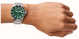  Shop Authentic Emporio Armani Three Hand Green Dial Silver Steel Strap Watch For Men - AR11338 - Luxxuri