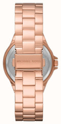  Shop Authentic Michael Kors Lennox Three Hand Rose Gold Dial Rose Gold Steel Strap Watch For Women - MK7230 - Luxxuri