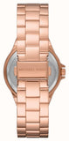  Shop Authentic Michael Kors Lennox Three Hand Rose Gold Dial Rose Gold Steel Strap Watch For Women - MK7230 - Luxxuri