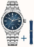  Shop Authentic Maurice Lacroix Aikon Automatic Blue Dial Silver Steel Strap Watch for Women - AI1807-SS002-430-1 - Luxxuri