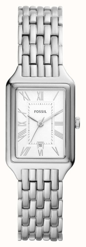 Shop Authentic Fossil Raquel Three Hand Date White Dial Silver Steel Strap Watch for Women - ES5221 - Luxxuri