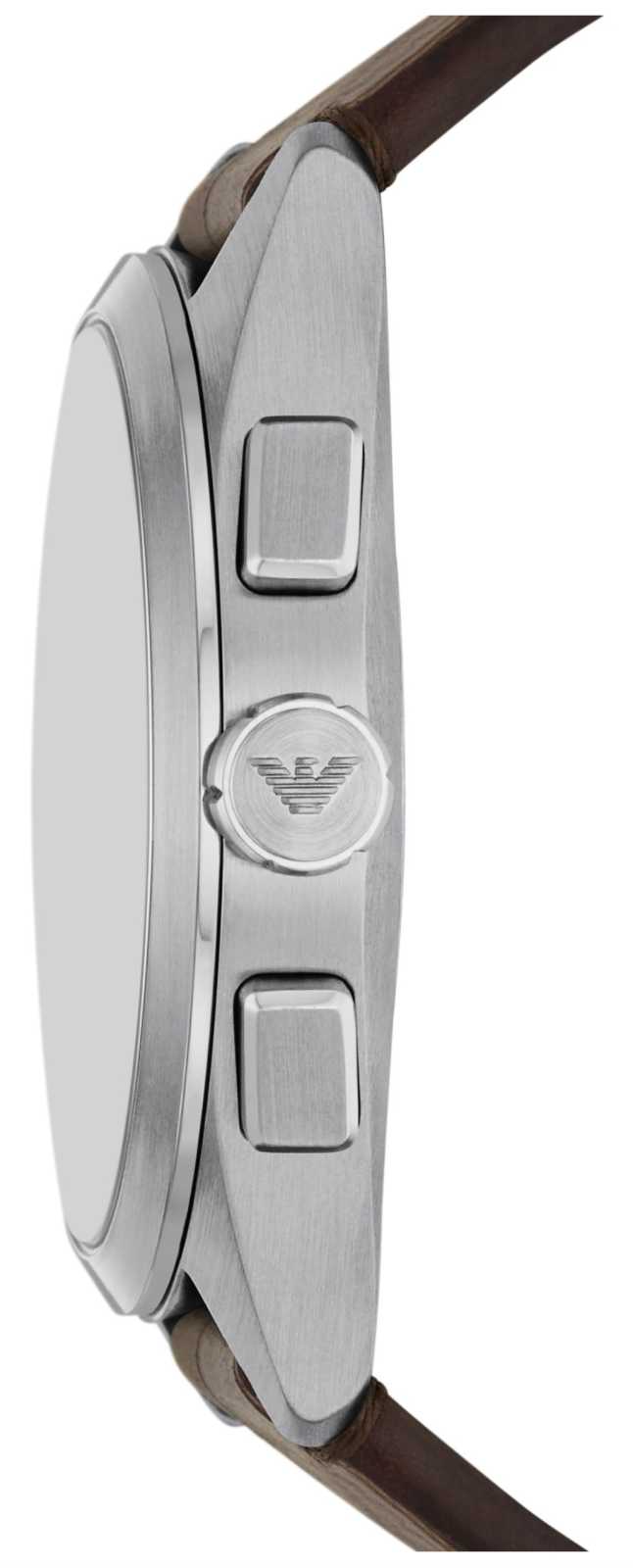  Shop Authentic Emporio Armani Claudio Chronograph Brown Dial Brown Leather Strap Watch For Men - AR11482 - Luxxuri