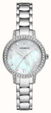  Shop Authentic Emporio Armani Cleo Crystals Mother Of Pearl Dial Silver Steel Strap Watch For Women - AR11484 - Luxxuri