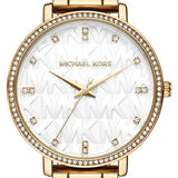  Shop Authentic Michael Kors Pyper Three Hand White Dial Gold Steel Strap Watch For Women - MK4666 - Luxxuri