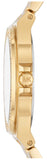  Shop Authentic Michael Kors Lennox Three-Hand Silver Dial Gold Steel Strap Watch For Women - MK7278 - Luxxuri