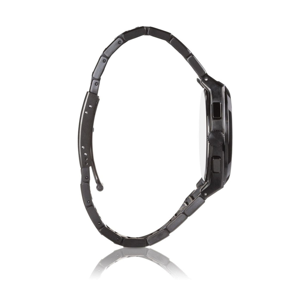  Shop Authentic Fossil Everett Chronograph Black Dial Black Steel Strap Watch for Men - FS5797 - Luxxuri