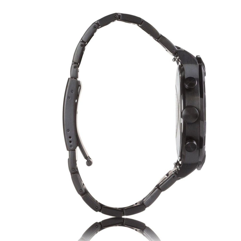  Shop Authentic Fossil Bronson Chronograph Black Dial Black Steel Strap Watch for Men - FS5876 - Luxxuri