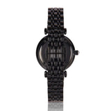  Shop Authentic Emporio Armani Gianni T-Bar Quartz Black Mother of Pearl Dial Black Steel Strap Watch For Women - AR11268 - Luxxuri