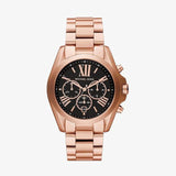  Shop Authentic Michael Kors Bradshaw Black Dial Rose Gold Steel Strap Watch for Women - MK5854 - Luxxuri