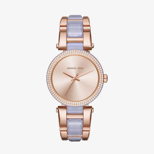  Shop Authentic Michael Kors Delray Rose Gold Dial Two Tone Steel Strap Watch for Women - MK4319 - Luxxuri