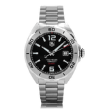  Shop Authentic Tag Heuer Formula 1 Automatic Black Dial Silver Steel Strap Watch for Men - WAZ2113.BA0875 - Luxxuri