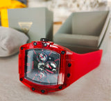  Shop Authentic Guess Phoenix Multifunction Black Dial Red Rubber Strap Watch for Men - GW0203G5 - Luxxuri