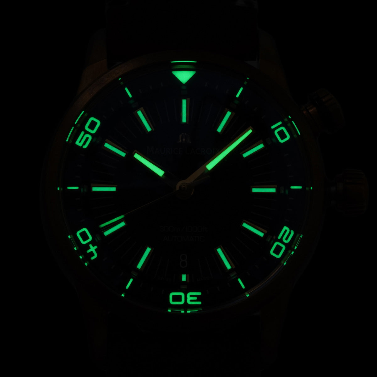  Shop Authentic Maurice Lacroix Pontos Diver Limited Edition Black Dial Brown Leather Strap Watch For Men - PT6248-BRZ01-330-3 - Luxxuri