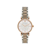  Shop Authentic Emporio Armani Gianni T Bar White Dial Two Tone Steel Strap Watch For Women - AR1926 - Luxxuri