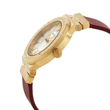  Shop Authentic Versace Greca Silver Dial Red Leather Strap Watch for Women - VEVH00420 - Luxxuri