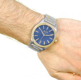  Shop Authentic Armani Exchange Nico Quartz Blue Dial Two Tone Steel Strap Watch For Men - AX2332 - Luxxuri