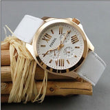  Shop Authentic Fossil Cecile White Dial White Leather Strap Watch for Women - AM4486 - Luxxuri