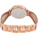 Shop Authentic Guess Chiffon Rose Gold Dial Mesh Bracelet Watch For Women - W1083L3 - Luxxuri