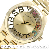  Shop Authentic Marc Jacobs Henry Skeleton Gold Dial Gold Steel Strap Watch for Women - MBM3263 - Luxxuri